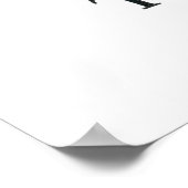 Trillium und Tiger-Lily Poster (Ecke)