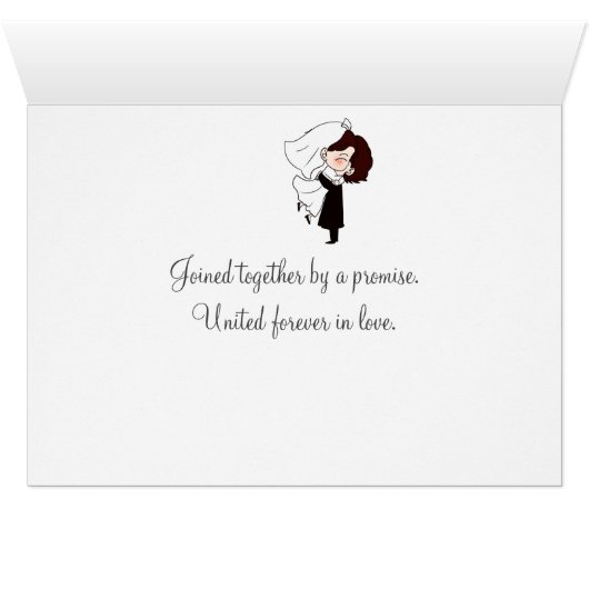 Trillium Wedding Bouquet mit Rings (Innenansicht Horizontal (Unten))