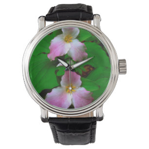 Trillium-Wildblume Armbanduhr