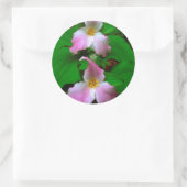 Trillium-Wildblume Runder Aufkleber (Tasche)