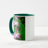 Trillium-Wildblume Tasse (Vorderseite Links)