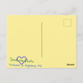 TRILLIUMS POSTCARD POSTKARTE (Rückseite)