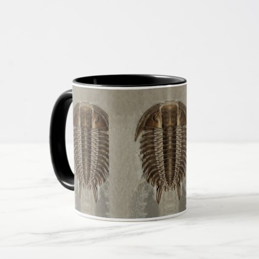 Trilobite Fossil-Tasse Tasse (Vorderseite Links)