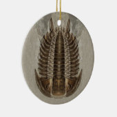 Trilobite Fossil-Verzierung Keramik Ornament (Rechts)
