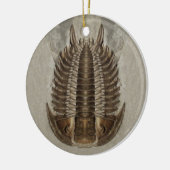 Trilobite Fossil-Verzierung Keramik Ornament (Links)