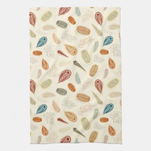 Trilobite Grabung Geschirrtuch (Vertikal)