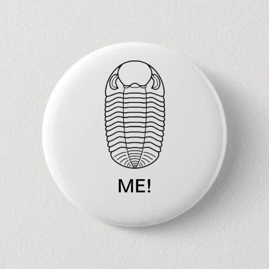 TRILOBITE ICH! BUTTON (Vorderseite)