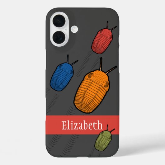 Trilobite Migration - prähistorisches Tier Case-Mate iPhone Hülle (Rückseite)