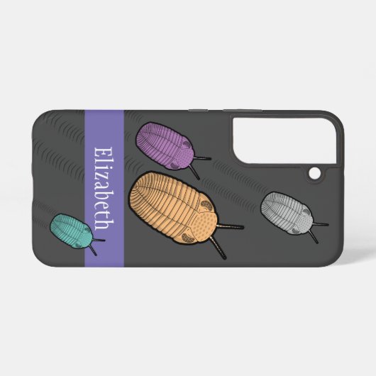 Trilobite Migration - prähistorisches Tier Samsung Galaxy Hülle (Rückseite (Horizontal))