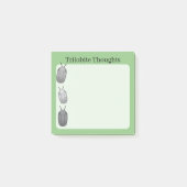 Trilobite Thoughts- Prehistoric Fossil Post-it Klebezettel (Vorderseite)