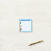 Trilobite Thoughts- Prehistoric Fossil Post-it Klebezettel (Auf Schreibtisch)