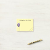 Trilobite Trackway- Nachricht aus dem Paläozoikum Post-it Klebezettel (Auf Schreibtisch)