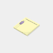 Trilobite Trackway- Nachricht aus dem Paläozoikum Post-it Klebezettel (angewinkelt)