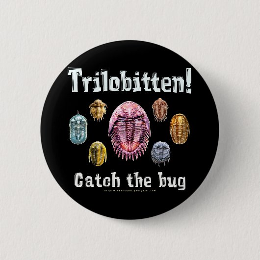 Trilobitten Button (Vorderseite)