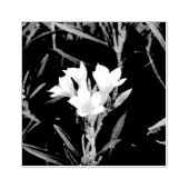 Trilogie-Blumenstiele  Gummistempel (Prägung)