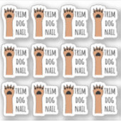 Trim Dog Nails Clipping Nail Erinnerung Pet Groomi Aufkleber (Vorderseite)