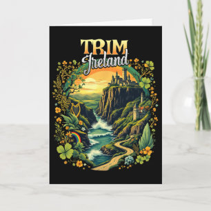 Trim Irland Urlaub Reise Reise Irische Souvenir  Karte