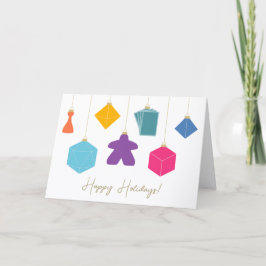 Trim the Tree with Board Games Holiday Card Karte
