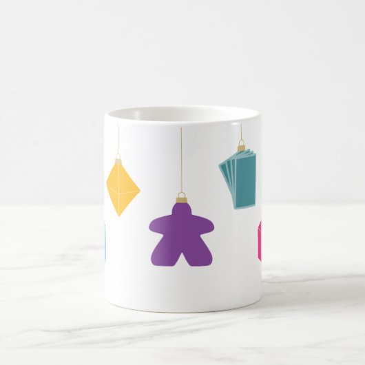 Trim the Tree with Board Games Mug Kaffeetasse (Mittel)