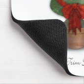 Trim Tree Corset Weihnachten Mousepad (Ecke)