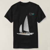 Trimaran Newick Spark T-Shirt (Design vorne)
