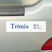 Trimix Behälter-Aufkleber Autoaufkleber (Auf Auto)