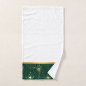 TRIMMED EMERALD GOLD BADEZIMMER TOWEL SET (Handtuch)