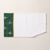 TRIMMED EMERALD GOLD BADEZIMMER TOWEL SET (Handtuch)