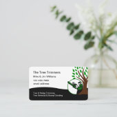 Trimmen von Bäumen und Hecken Visitenkarte (Stehend Vorderseite)