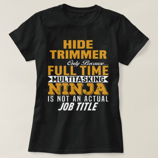 Trimmer ausblenden T-Shirt (Design vorne)