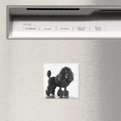 Trimmschwarz Poodle Magnet (In Situ (Geschirrspüler))