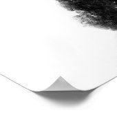 Trimmschwarz Poodle Poster (Ecke)