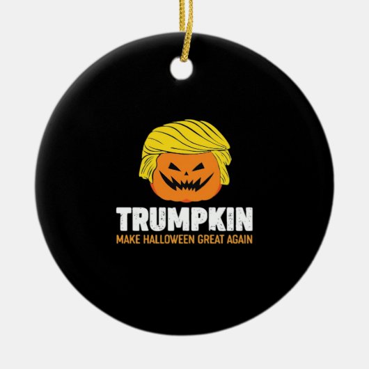 Trimpkin macht Halloween wieder klassisch Keramik Ornament (Vorne)