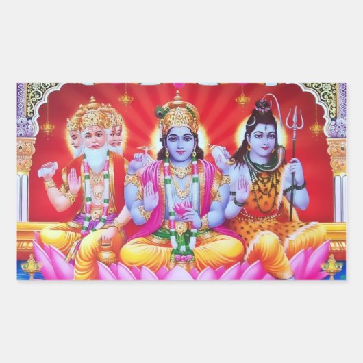 Trimurti Sticker (Vorderseite)