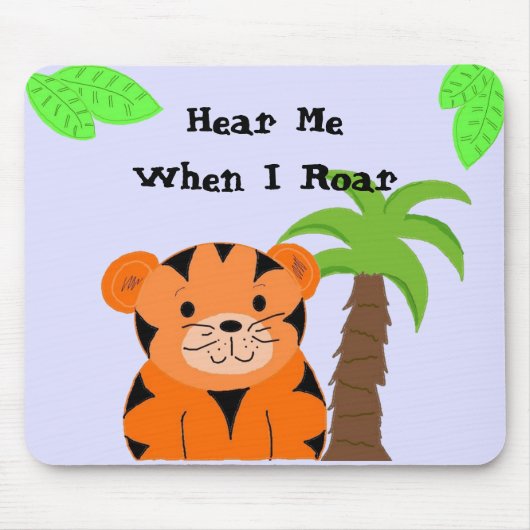 Trina der Tiger Mousepad (Vorne)
