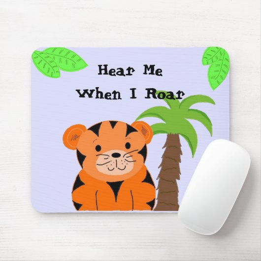 Trina the Tiger Mousepad (Mit Mouse)