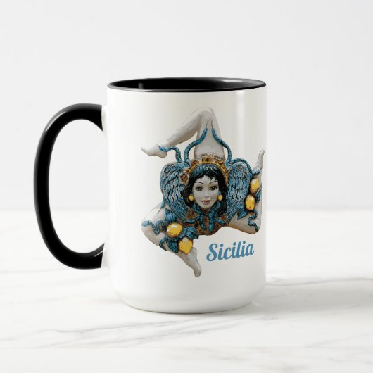 Trinacria of Sicily Three Legged symbol Sicilia Tasse (Links)