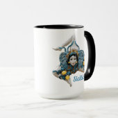 Trinacria of Sicily Three Legged symbol Sicilia Tasse (VorderseiteRechts)