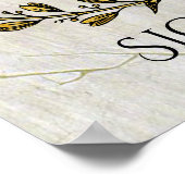 Trinacria Olive Wreath Your Text Poster (Ecke)