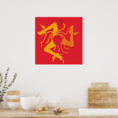Trinacria Poster groß (Küche)