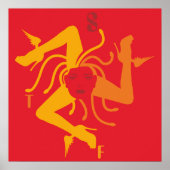 Trinacria Poster groß (Vorne)