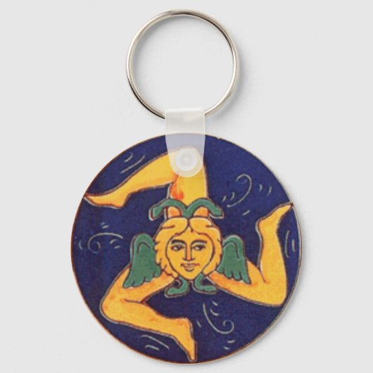 Trinacria Schlüsselanhänger (Vorderseite)