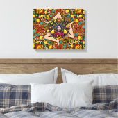 Trinacria Sicilia Leinwanddruck (Insitu (Schlafzimmer))