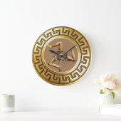 Trinacria Sicilian Clock Große Wanduhr (Zuhause)