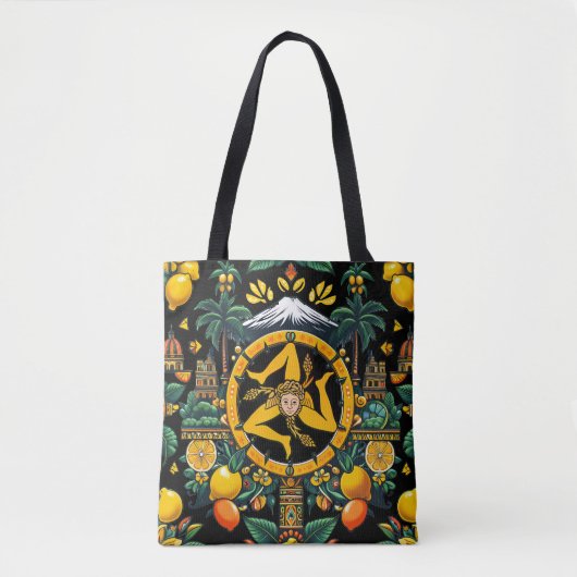 Trinacria Sicilian Design Tasche (Vorderseite)