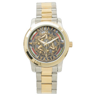 Trinacria Sizilien Italien  Armbanduhr
