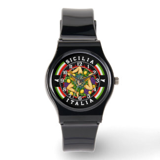 Trinacria Sizilien Italien  Armbanduhr