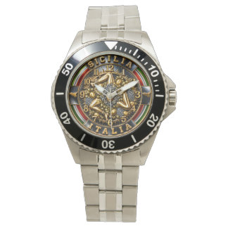 Trinacria Sizilien Italien  Armbanduhr