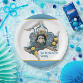 Trinacria von Sizilien Drei-Legende-Symbol Sizilie Pappteller (Party)