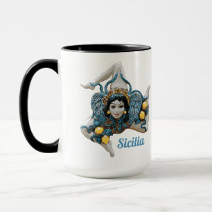 Trinacria von Sizilien Dreibeiniges Symbol Sicilia Tasse